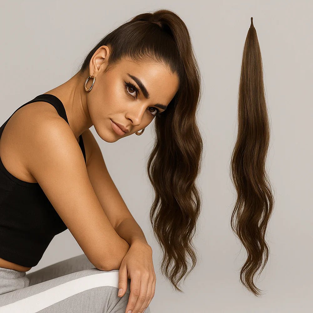 ZopfZauber™ / Pferdeschwanzverlängerung – Natürlicher Look & Tragekomfort (1 + 1 GRATIS) - Sopheria