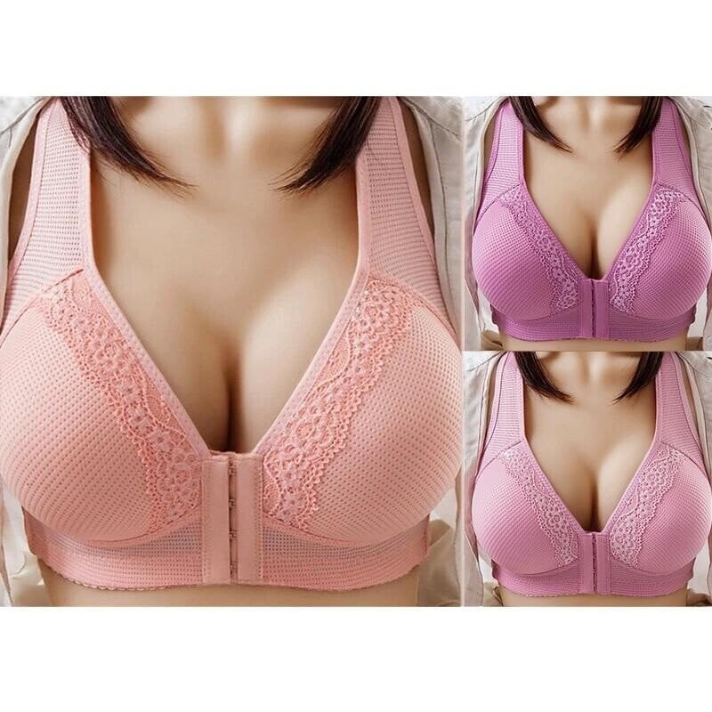 🔥Neuer Plus Size Sexy Push-up-BH mit Frontverschluss |  Sanvera🔥