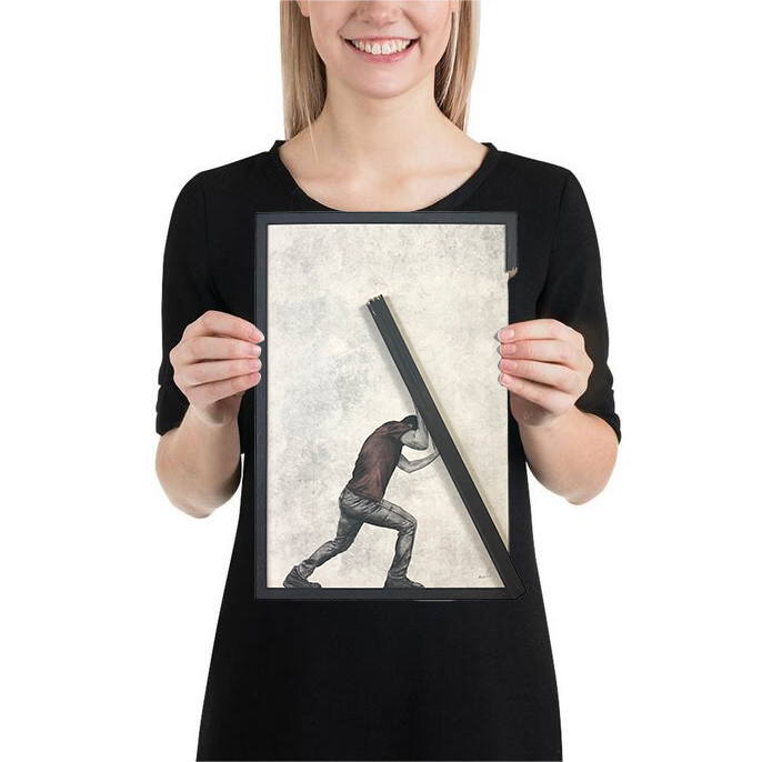 SplitterStil™ /  Wandbehangdekoration Die Kunst der Zerstörung