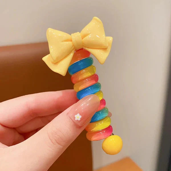 HaarHerz™ / Kleine Prinzessin Telefonkabel Haargummis