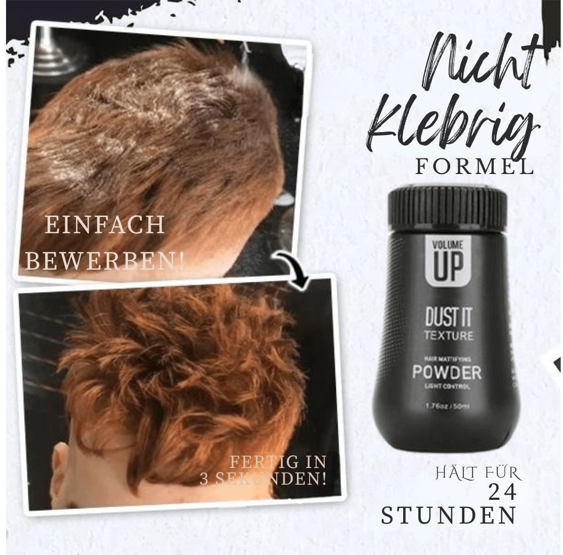 1 + 1 GRATIS | Viktoria™ Haarpuder für sofortiges Volumen und stylischen Halt – ganz ohne Gel! - Sopheria