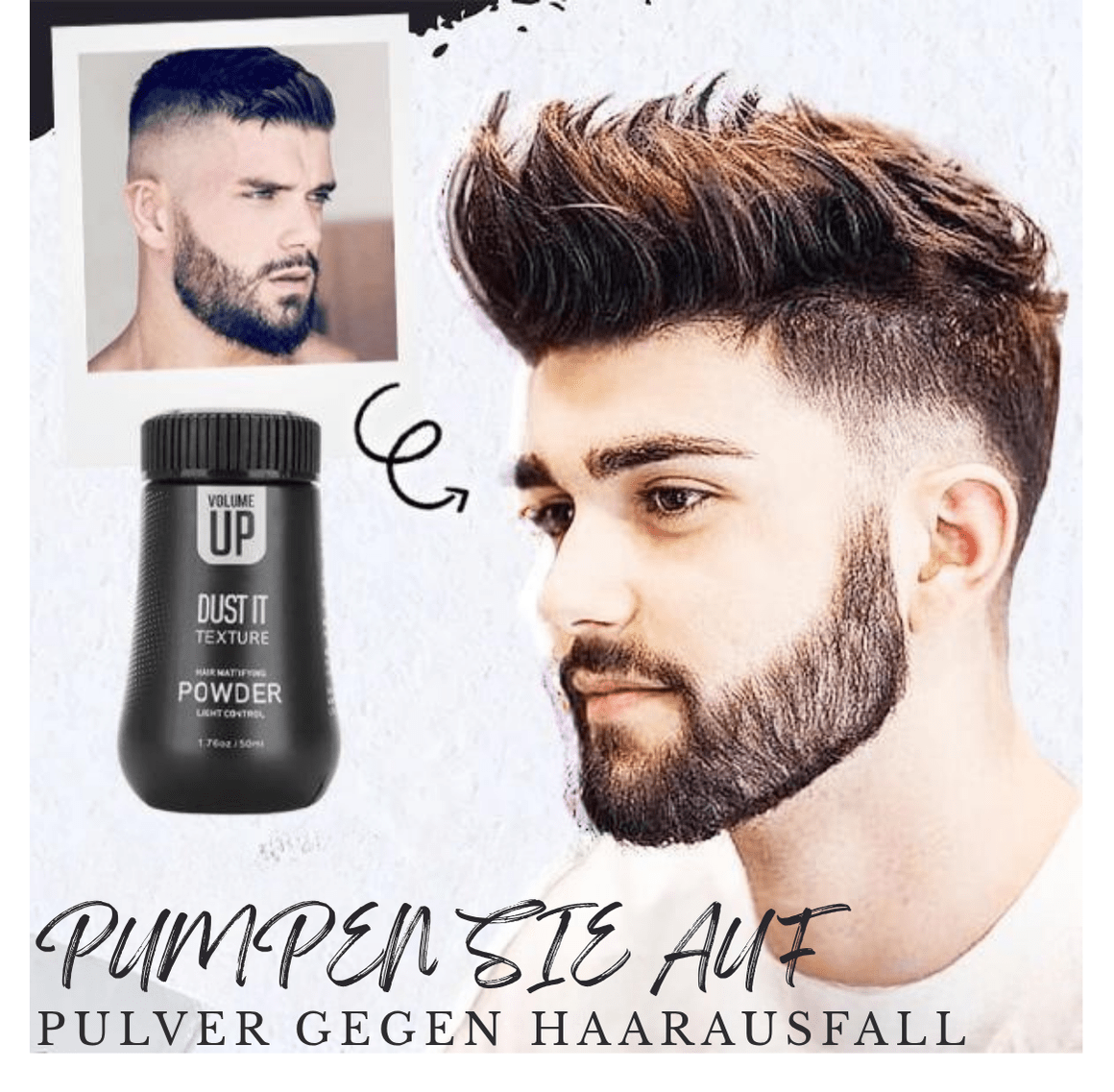 1 + 1 GRATIS | Viktoria™ Haarpuder für sofortiges Volumen und stylischen Halt – ganz ohne Gel! - Sopheria