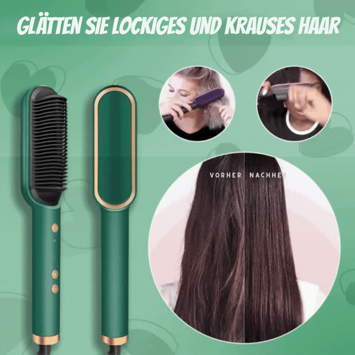 Silvana Glättende Haarstyling-Bürste