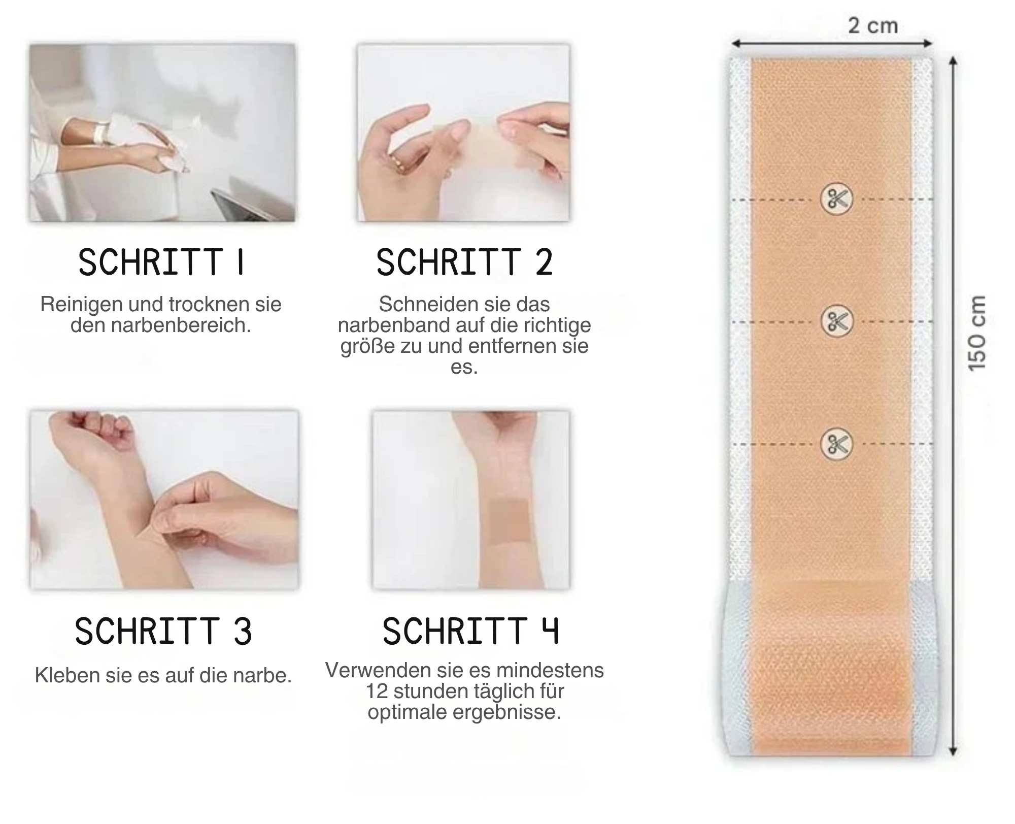 1+1 GRATIS | Narbenglanz™ – Entfernt hartnäckige Narben und mindert Falten