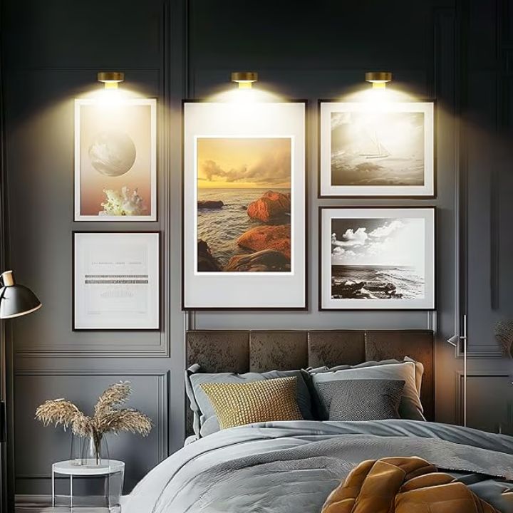 1+1 Gratis | Magnetische LED-Galerieleuchte – Wiederaufladbar & Stufenlos dimmbar