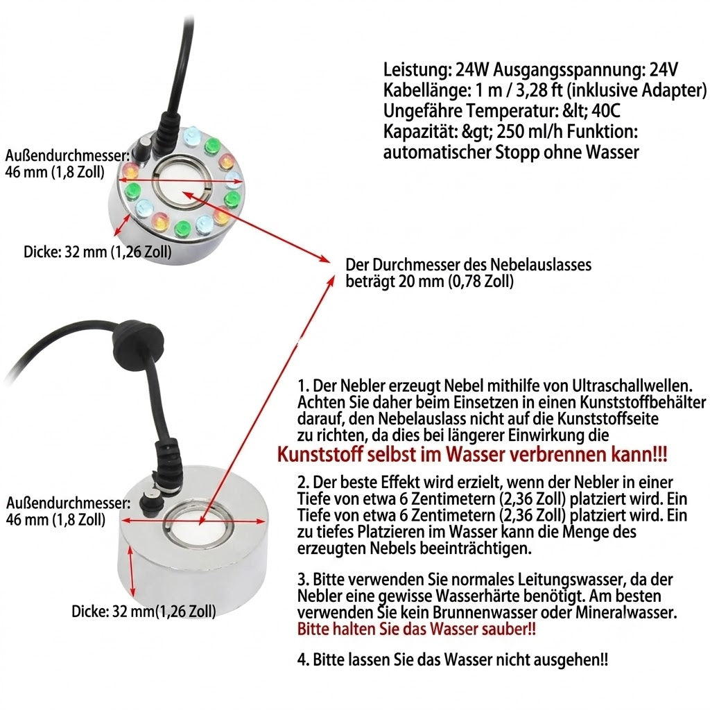 NebelNacht – Gruselige Dekoration mit Ultraschall-Nebelmaschine