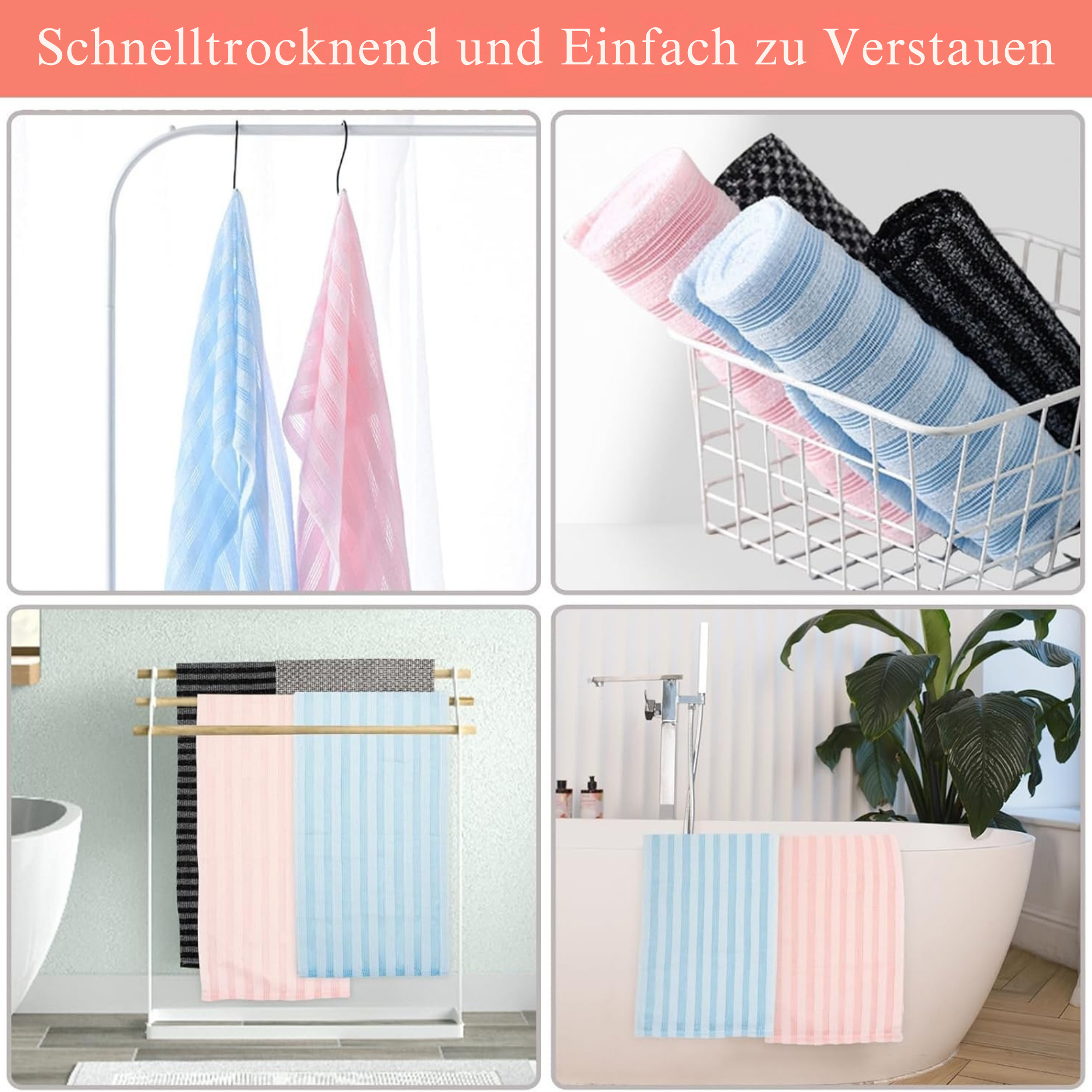 1+1 GRATIS | Luisa Peelingtuch – Antibakterielle Tiefenreinigung für seidig glatte Haut