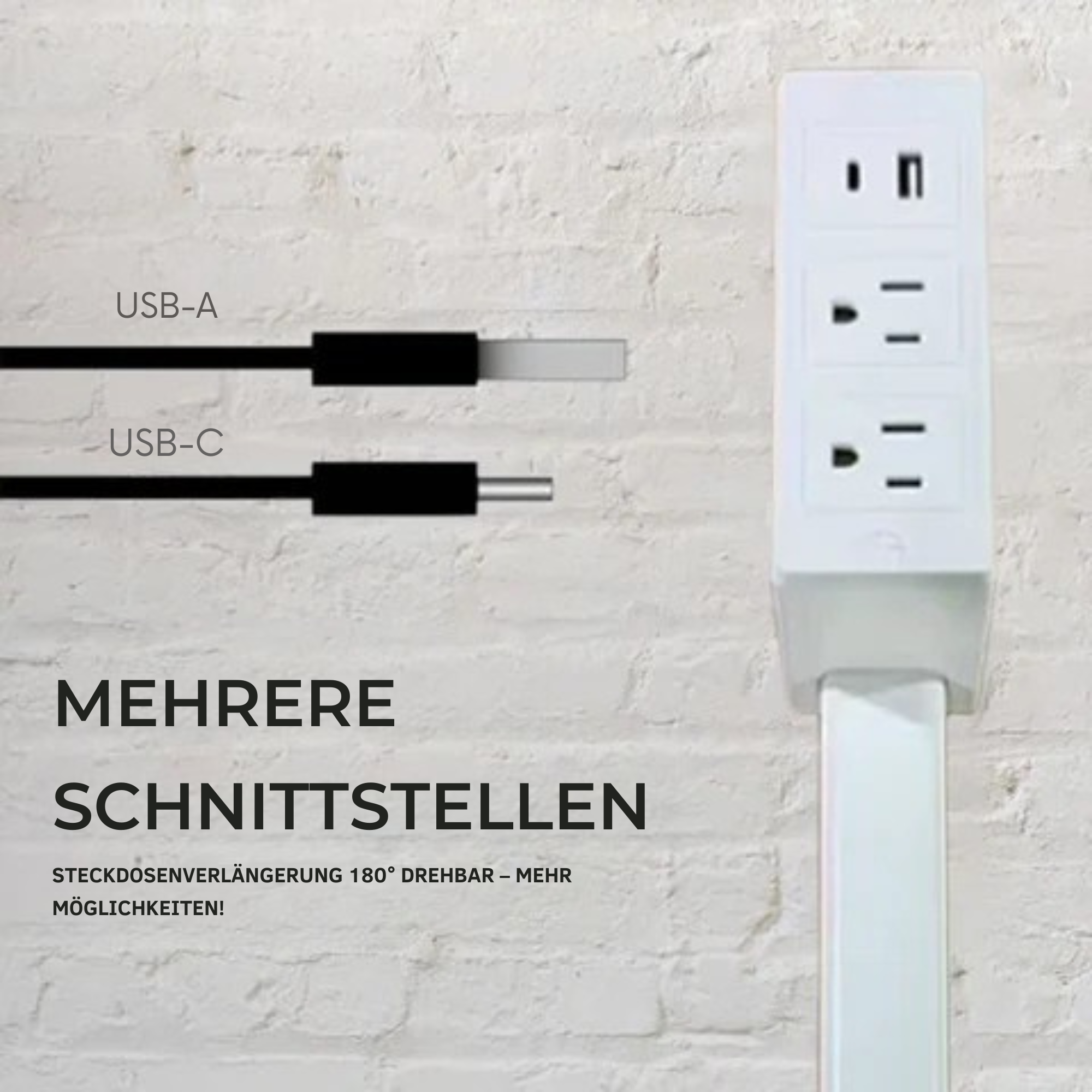 StromStark™ / Kompakter Elektrischer Steckdosenadapter