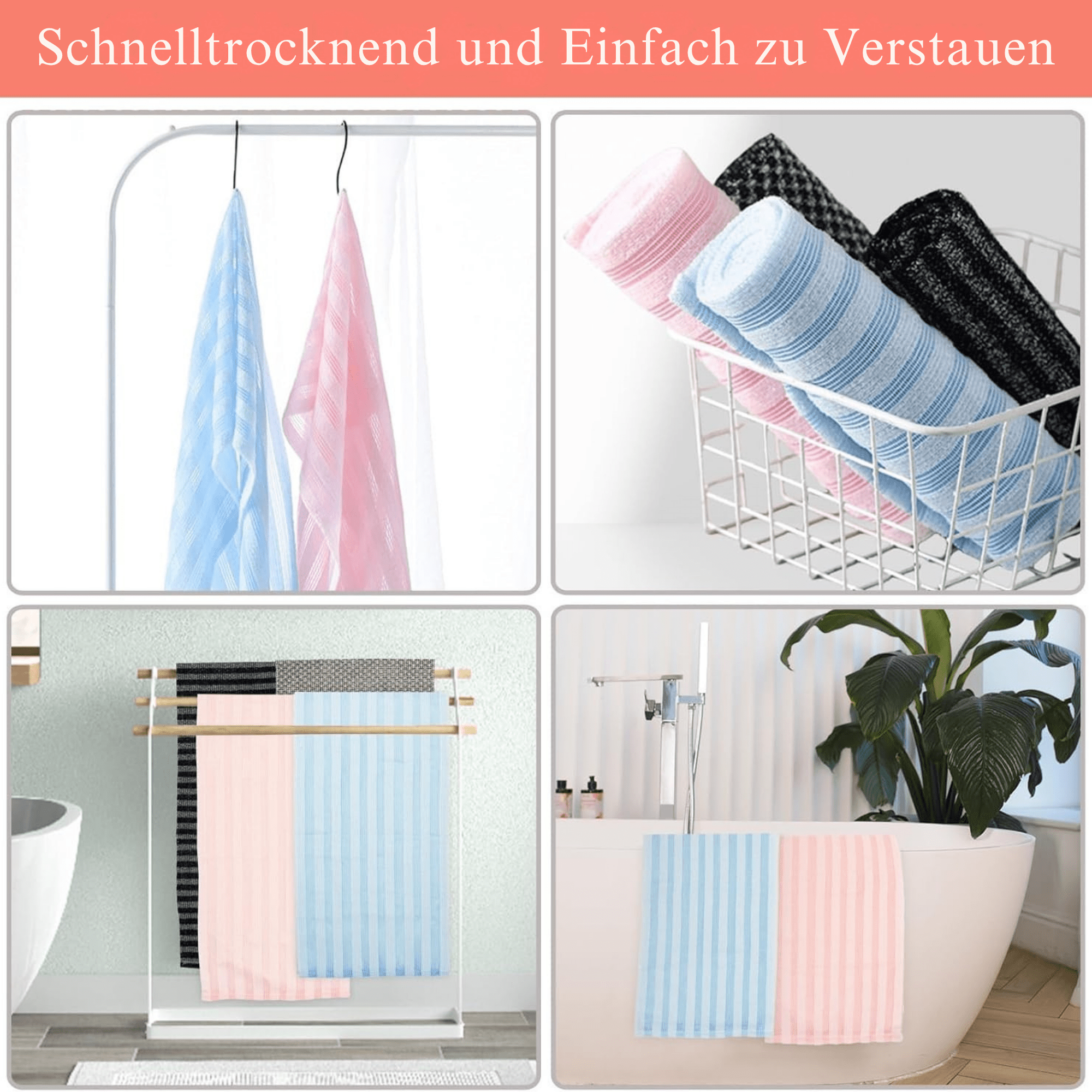 1+1 GRATIS | Luisa Peelingtuch – Antibakterielle Tiefenreinigung für seidig glatte Haut - Sopheria