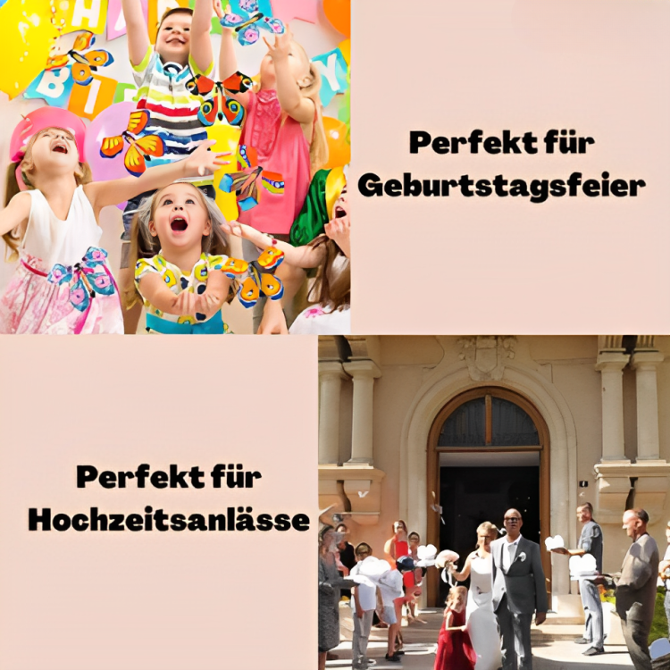 1+1 GRATIS TEMPORÄR | MagicFlutter / Schmetterlinge für Geschenkboxen und Karten - Sopheria
