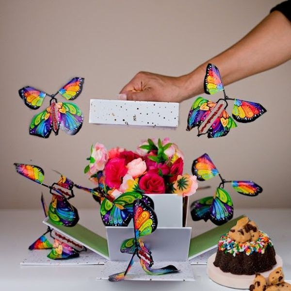1+1 GRATIS TEMPORÄR | MagicFlutter / Schmetterlinge für Geschenkboxen und Karten - Sopheria
