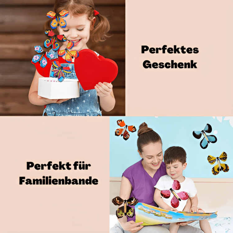 1+1 GRATIS TEMPORÄR | MagicFlutter / Schmetterlinge für Geschenkboxen und Karten - Sopheria