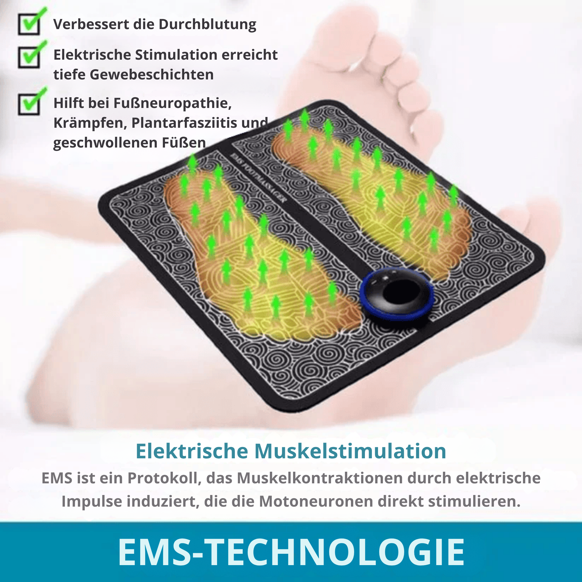 RelaxRund™ / Fußmassage + Mini Muskelmassagegerät