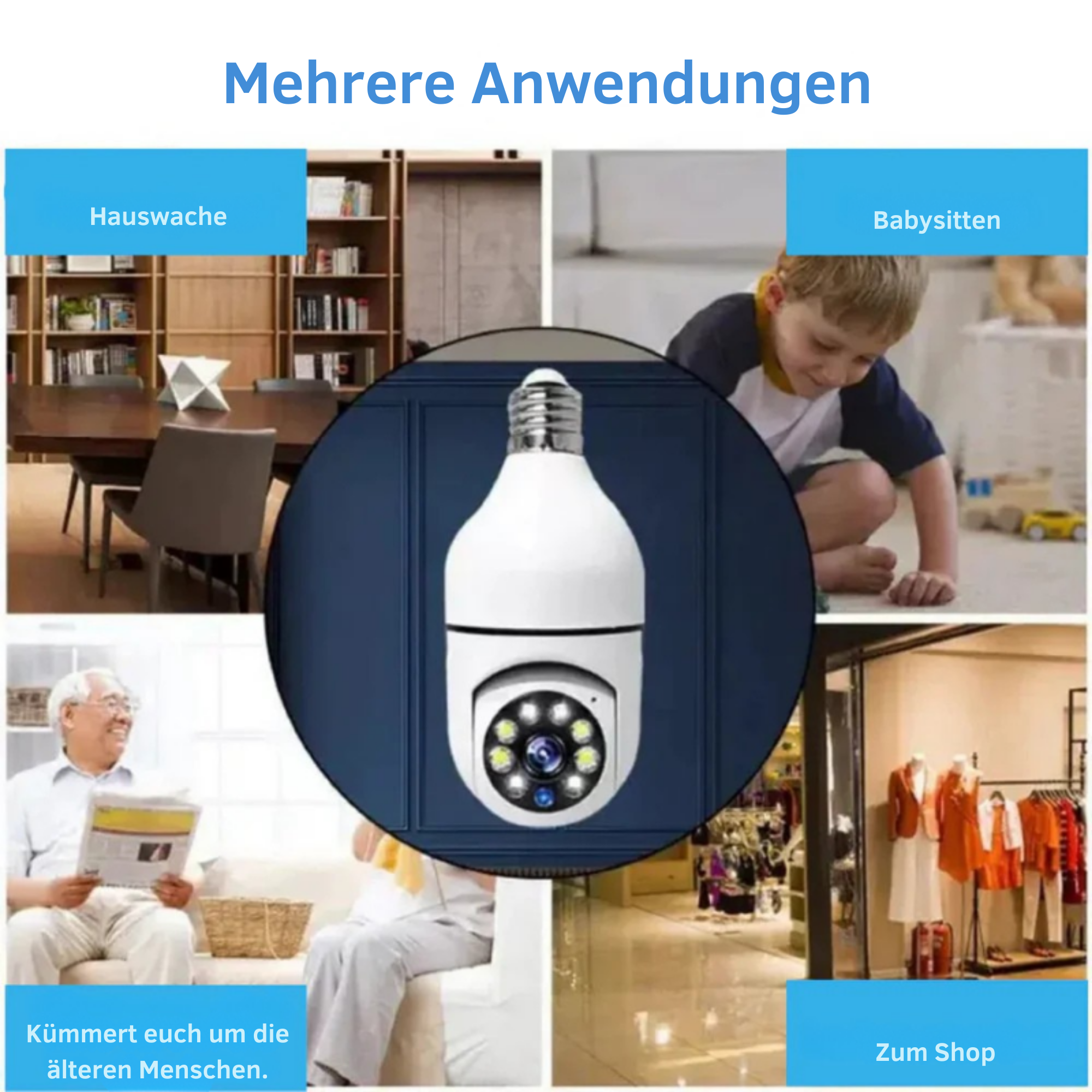 NachtNäher™ / Überwachen Sie Ihr Zuhause Diskret Mit Einer LED-Kamera