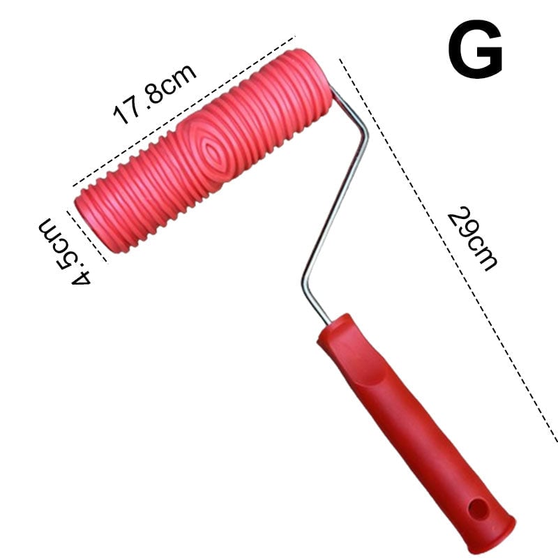 RollenTausch™ / Farbroller mit Prägestruktur für Wanddekoration