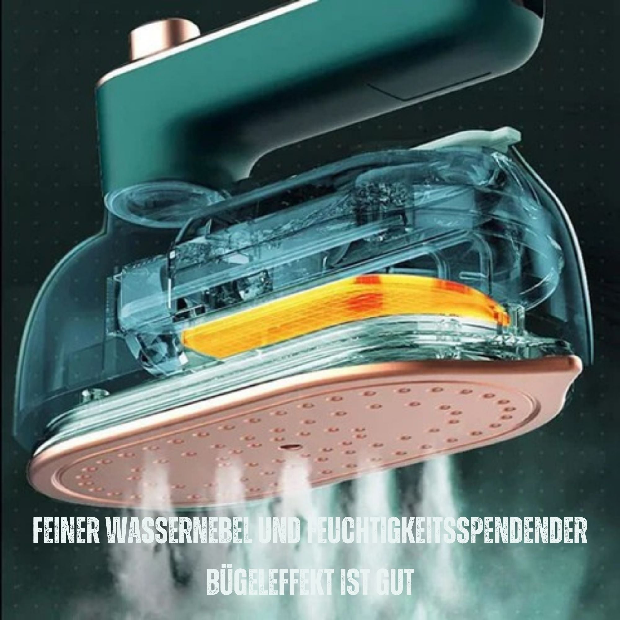 FaltenFrei™ / Kompaktes 2-in-1 Mini Dampfbügeleisen