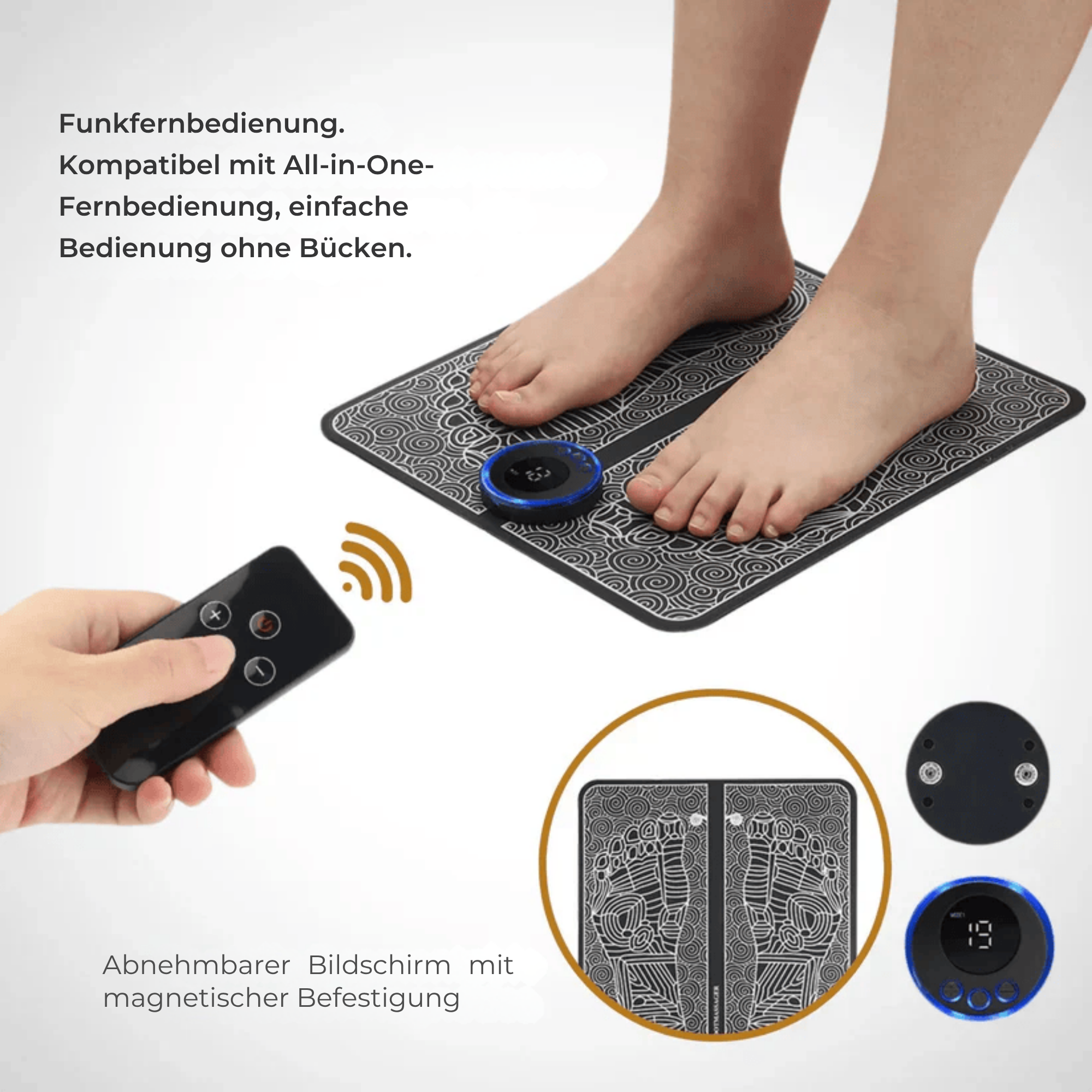 RelaxRund™ / Fußmassage + Mini Muskelmassagegerät