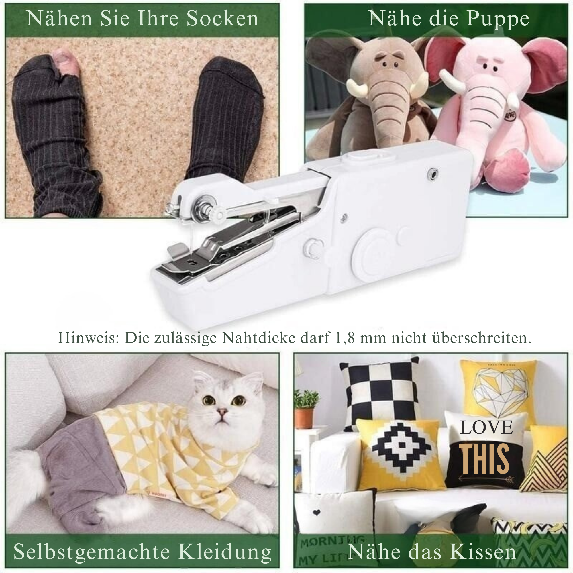 TaschenTacker™ / Handgehaltene Nähmaschine