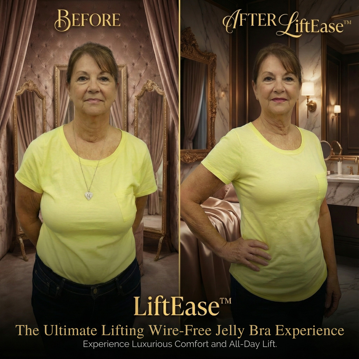 LiftEase™ Seamless Wire-Free Jelly Lift Bra for All-Day Comfort & Natural Support