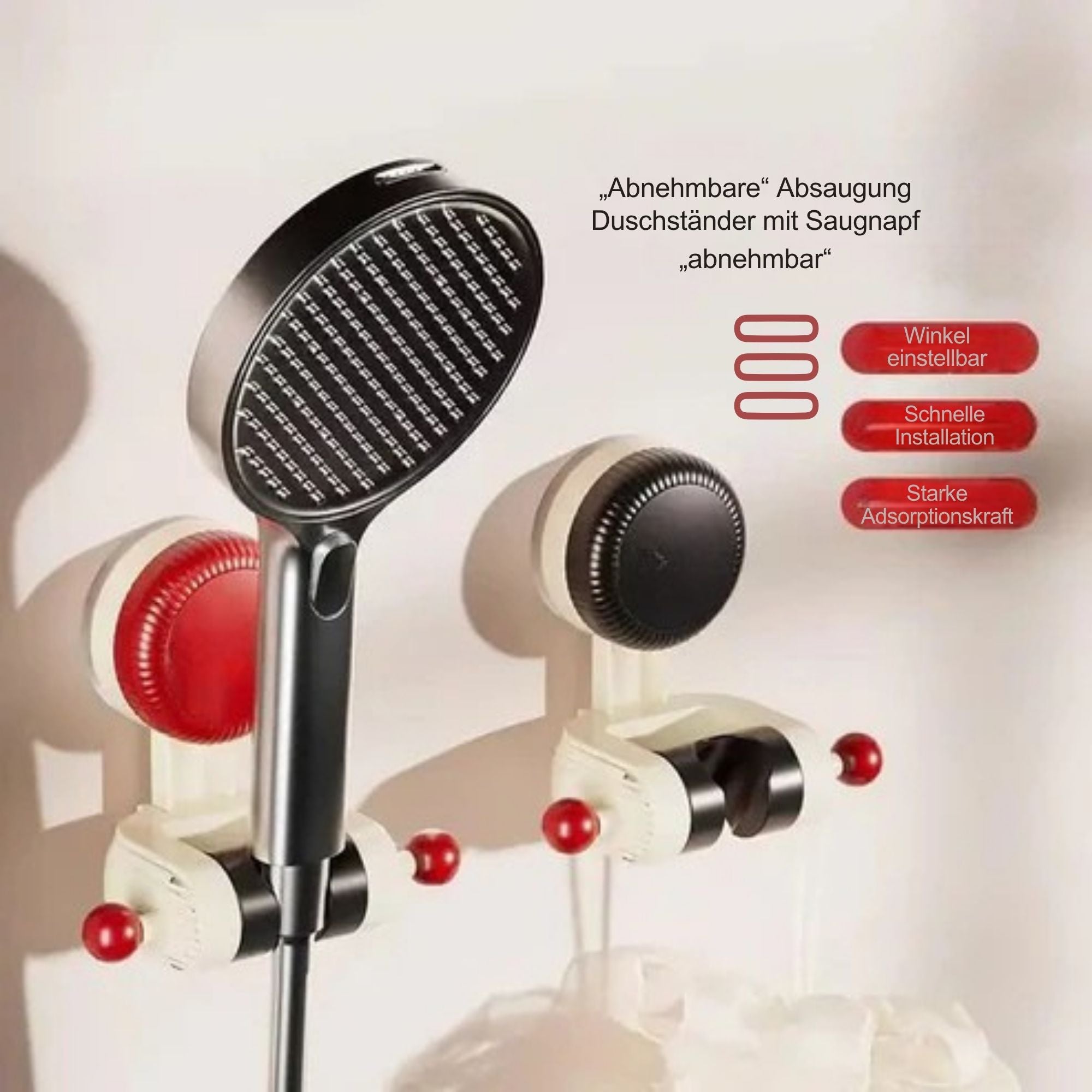 DuschDock™ / Verstellbarer Duschkopfhalter Mit Saugnapf
