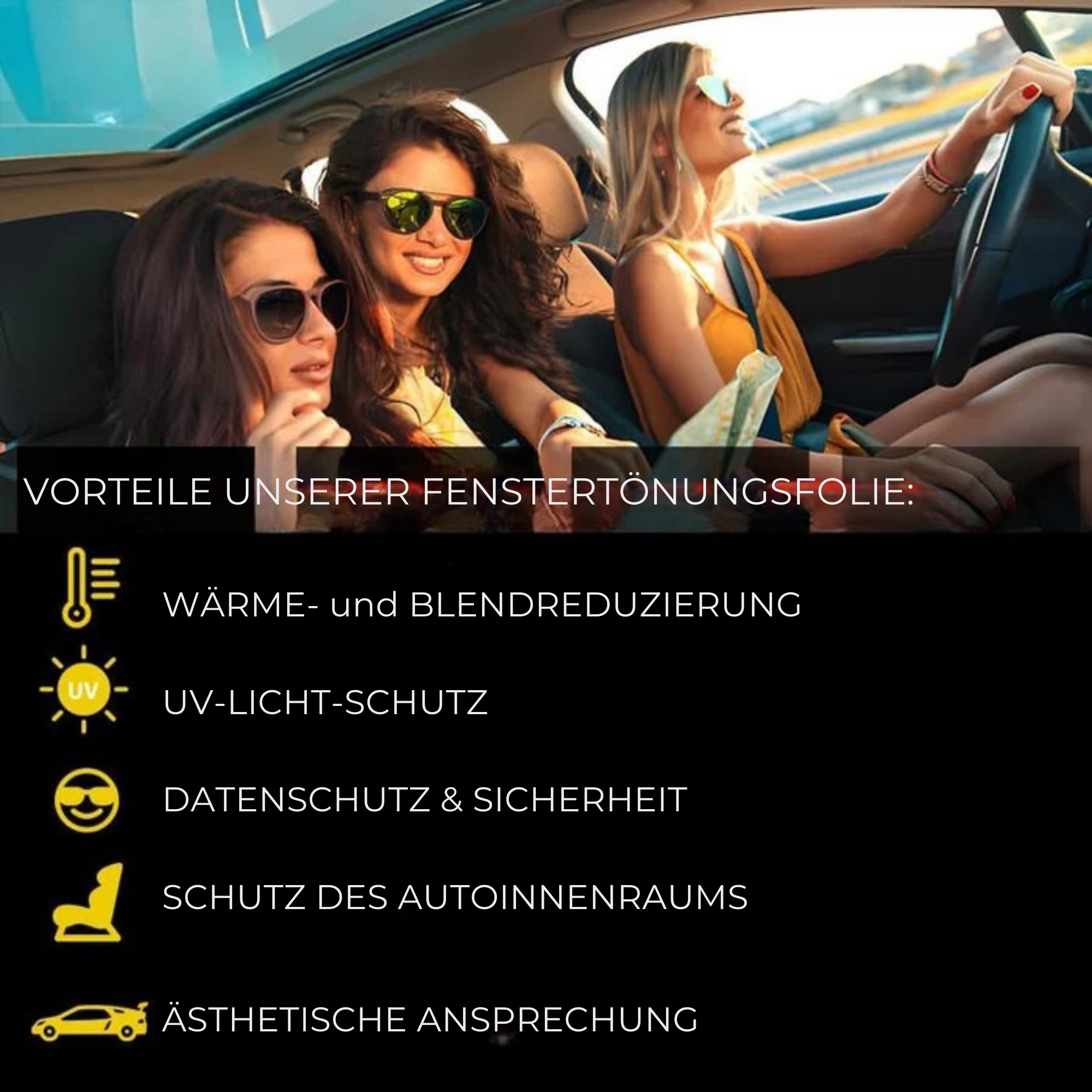 SchattenSchutz™ / Universal Car Window Tint