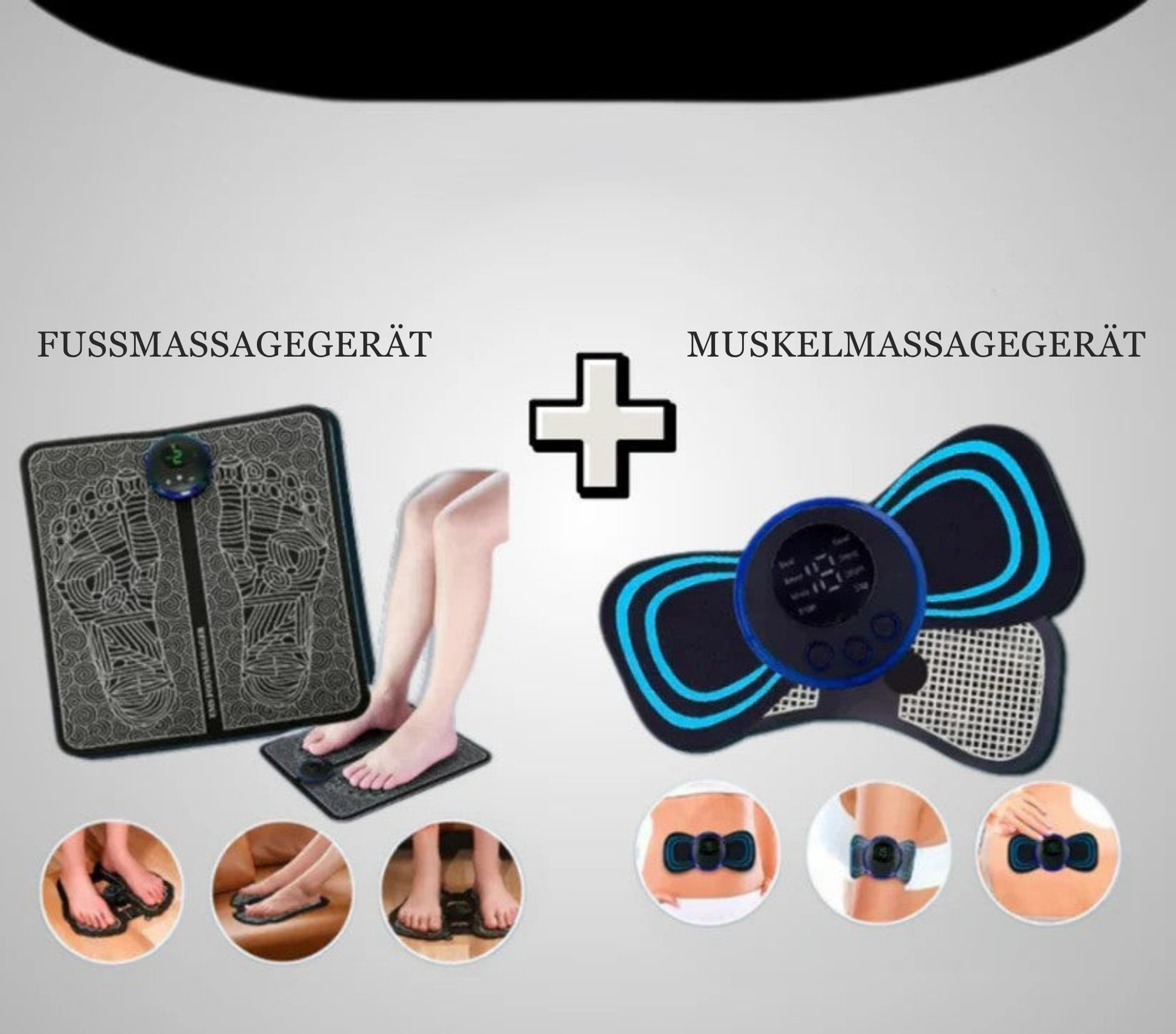 RelaxRund™ / Fußmassage + Mini Muskelmassagegerät