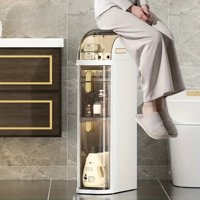 SchiebSchrank™ / Rollbarer Badezimmerschrank