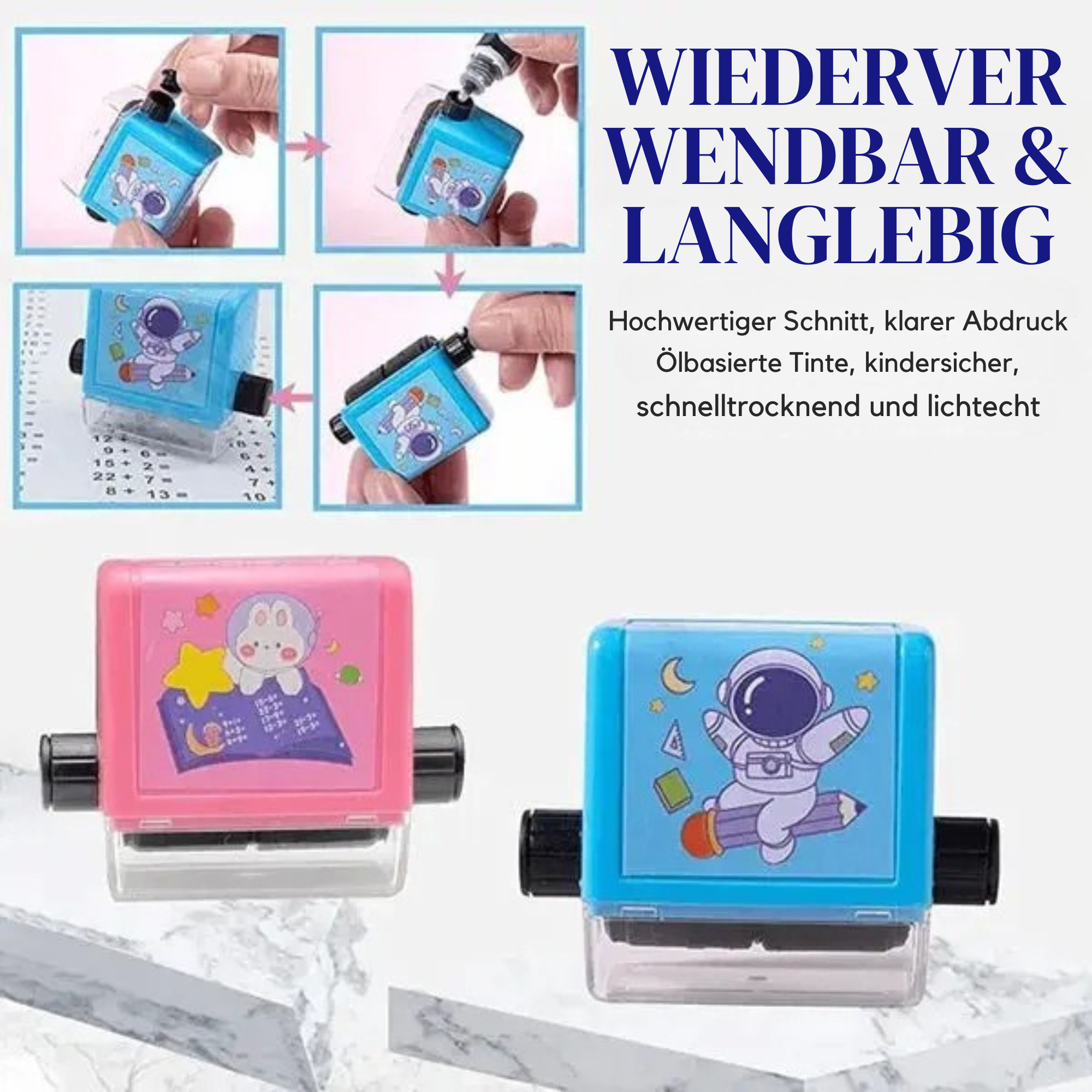 MatheMagie™ /  Brain Boost Magischer Mathematik-Stempel