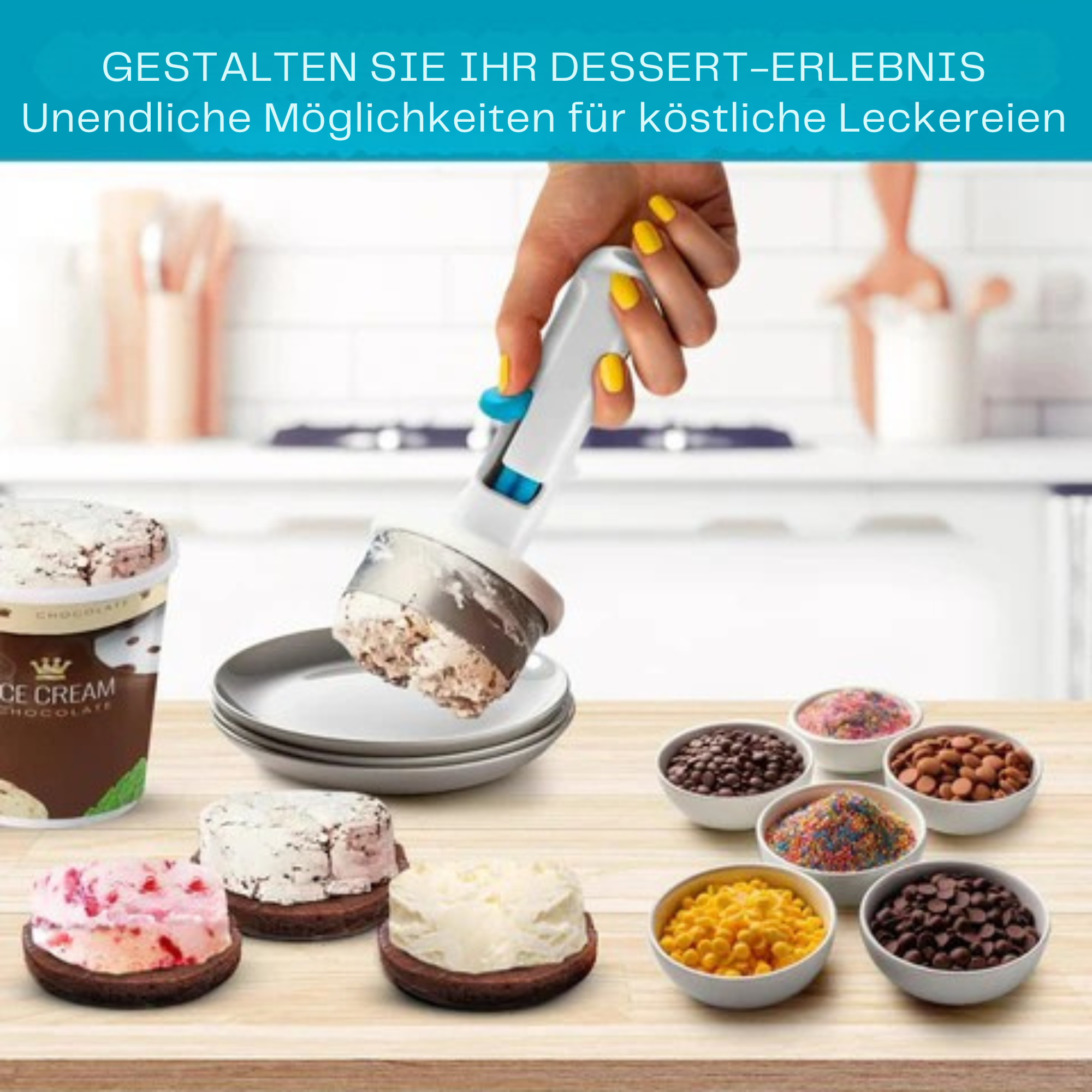 SchleckScoop™ / Müheloses Schöpfen und Lösen von gefrorenen Leckereien