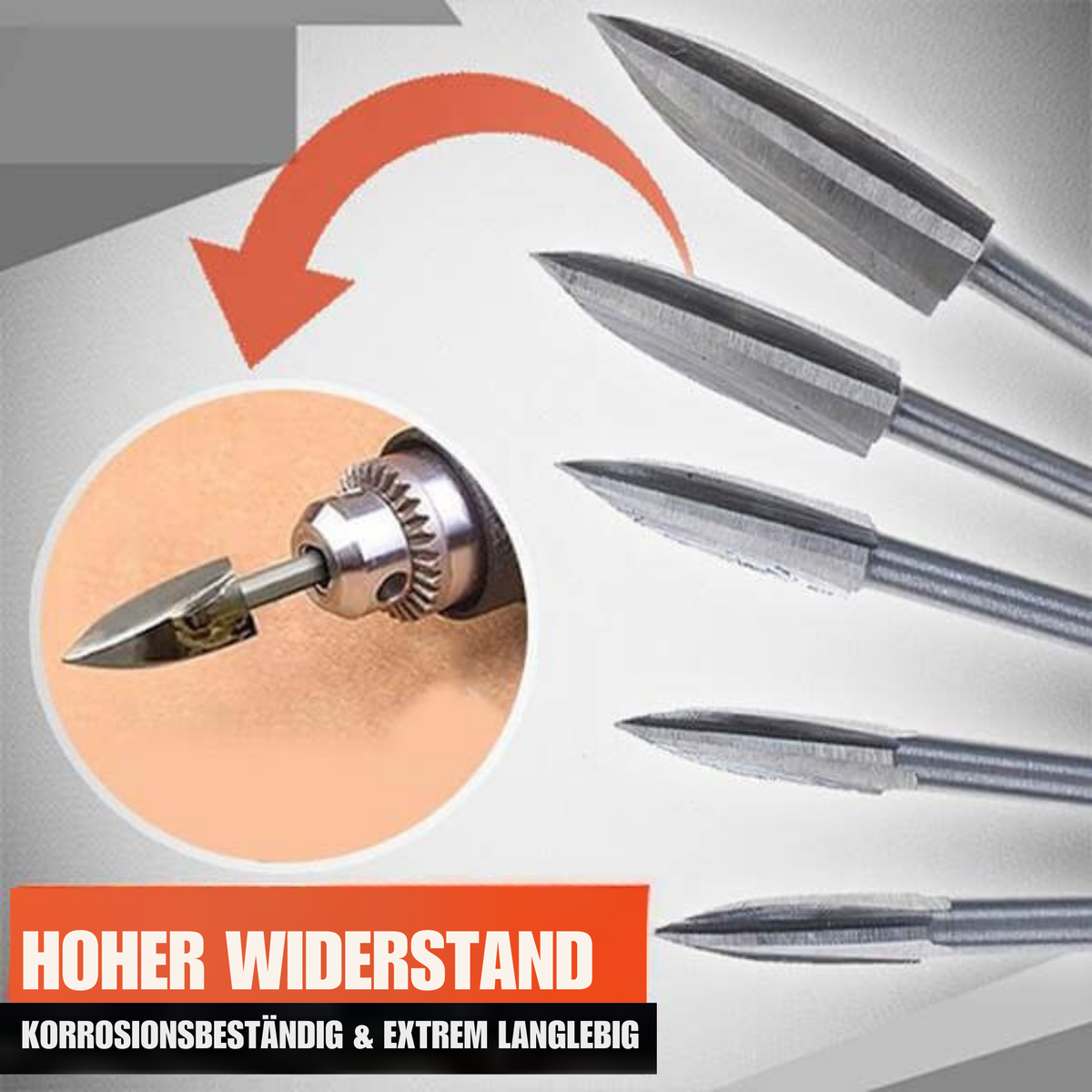 HolzHauer™ / 5-teiliges Holzschnitzbohrer-Set