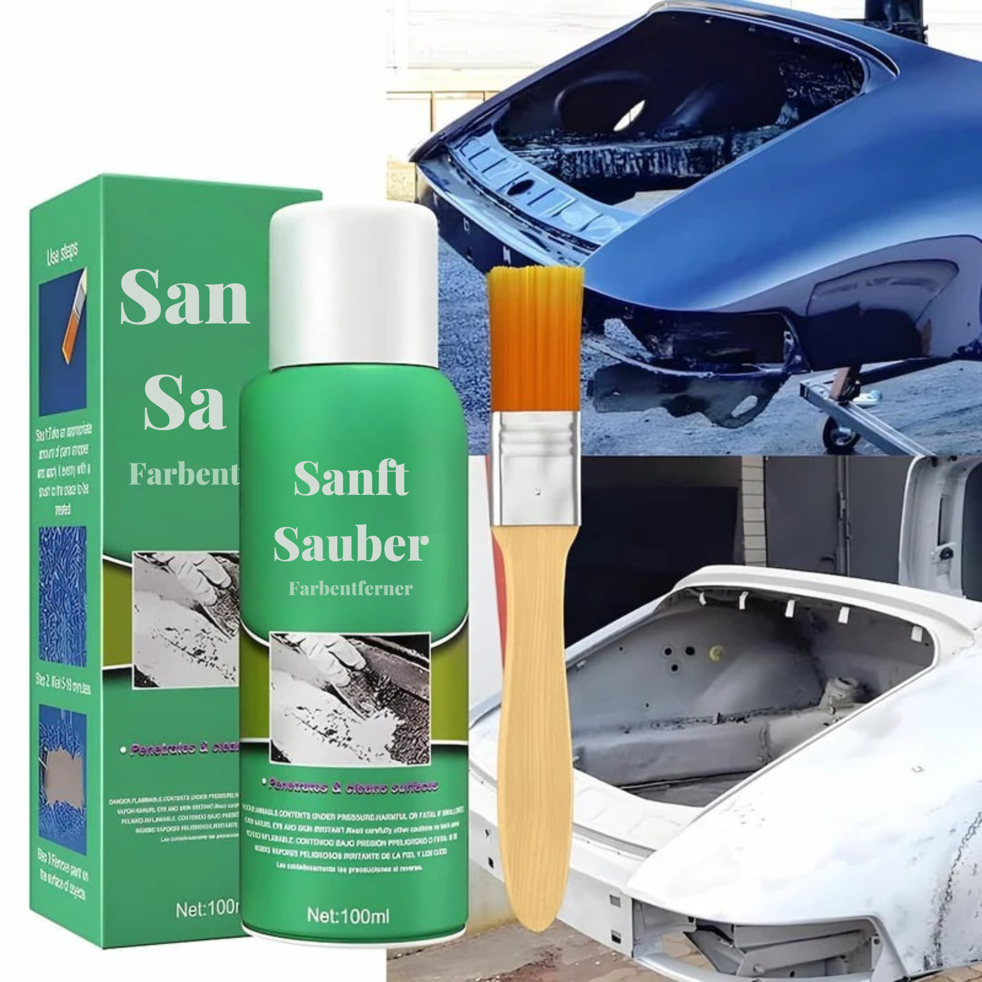 SanftSauber™ / Super Schneller Ungiftiger Farbentferner (1+1 GRATIS)