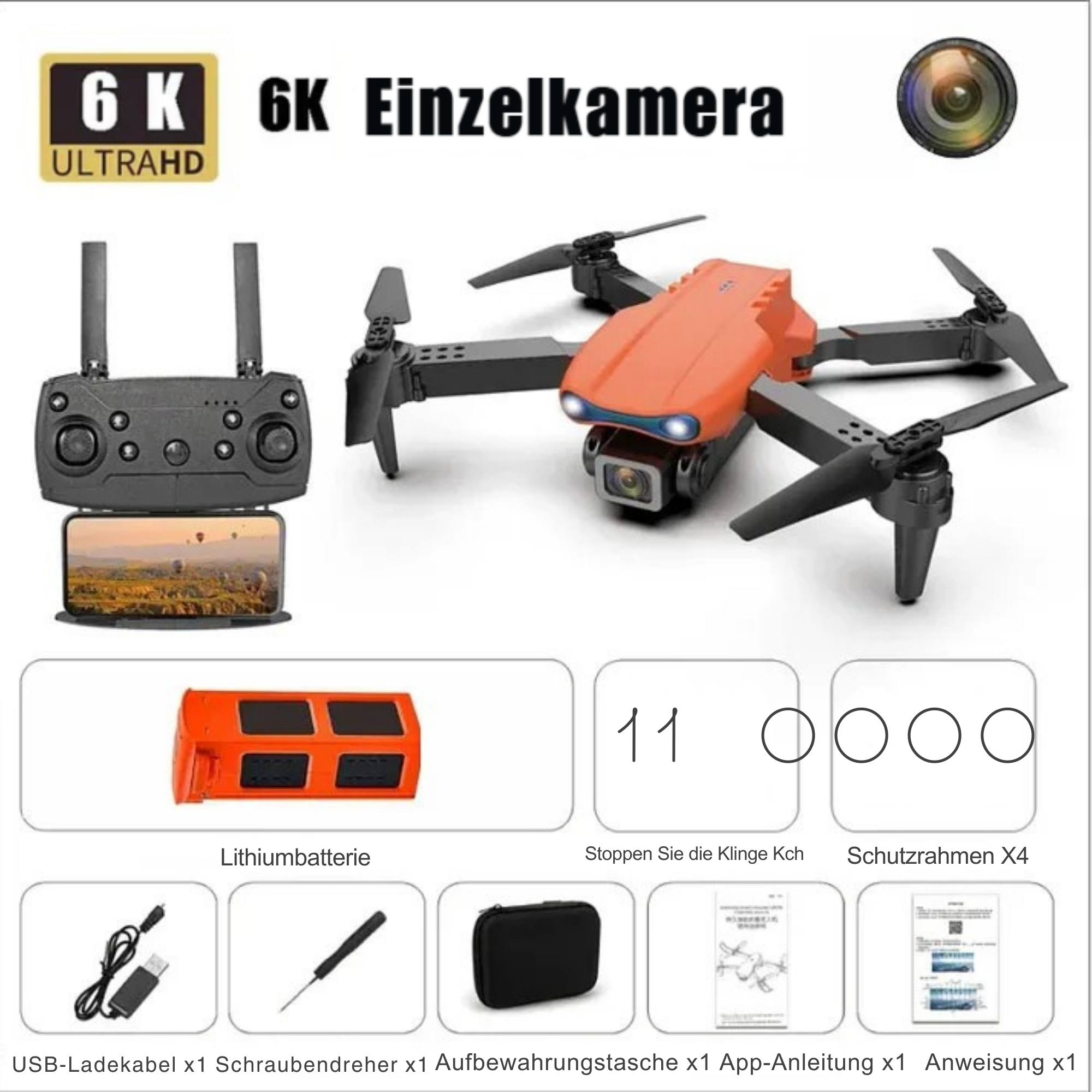 DrohnenDream™ / Professional 4K Drone With Obstacle Avoidance