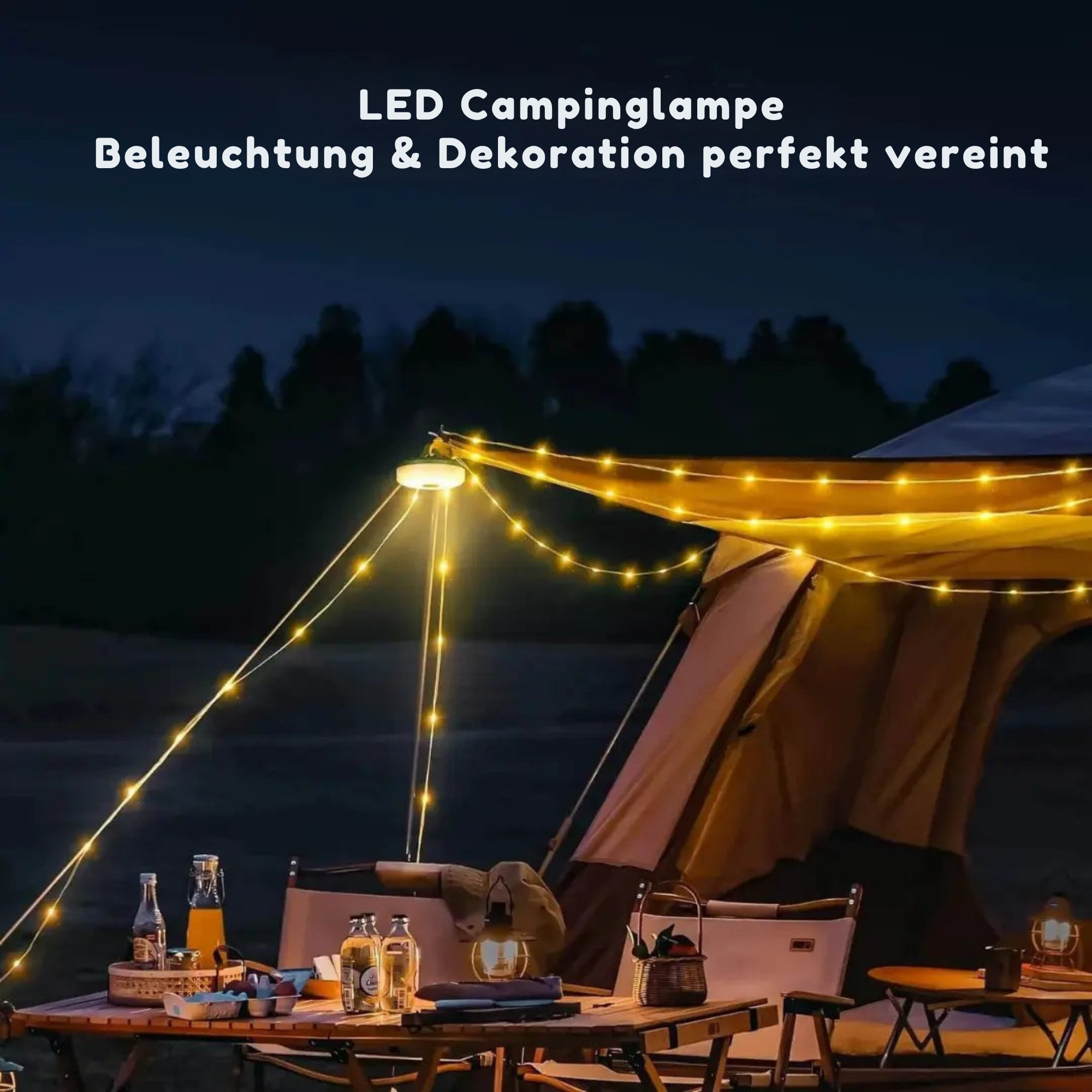 LichtLager™ / Lichterkette, Laterne & Powerbank