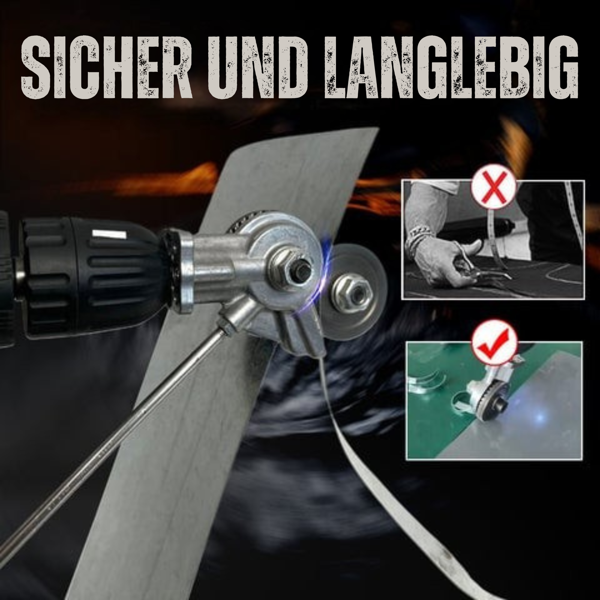 BohrSchneider – Metall Schneidaufsatz