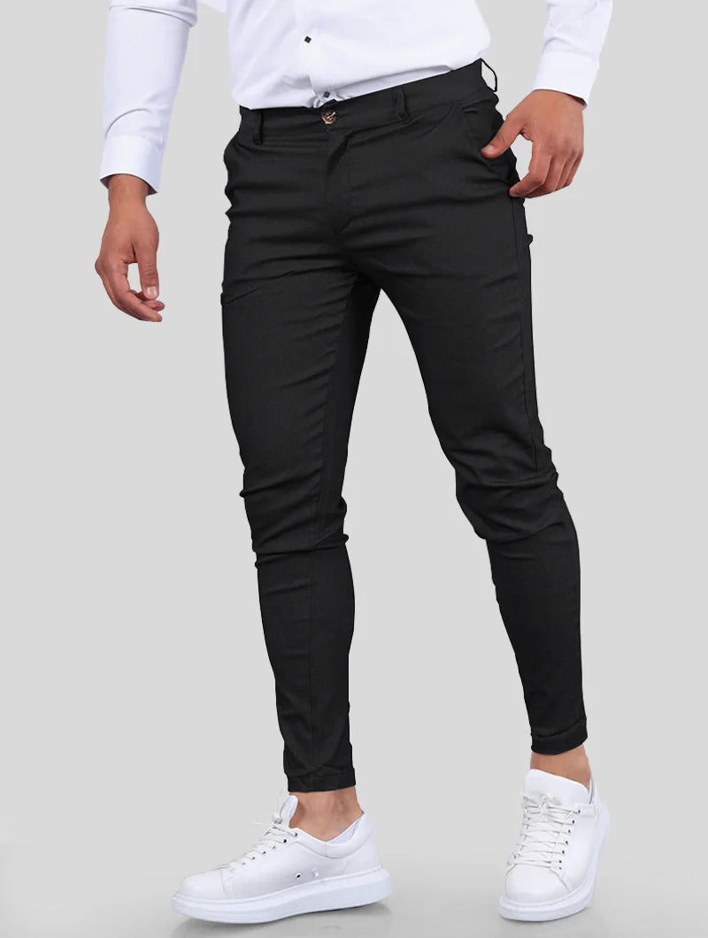 Flexform – Slim-Fit Stretchhose in Blau mit 4-Wege-Stretch für maximale Beweglichkeit
