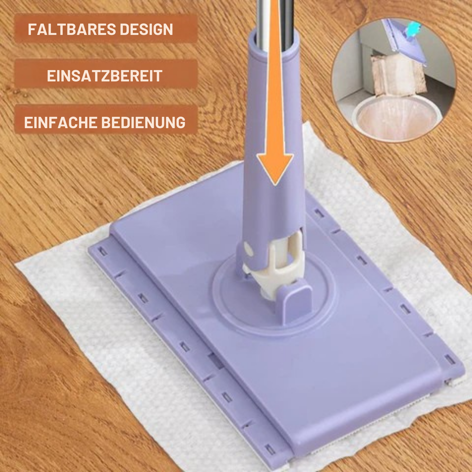WischFix™ / Automatischer Tuchwechsel-Mopp