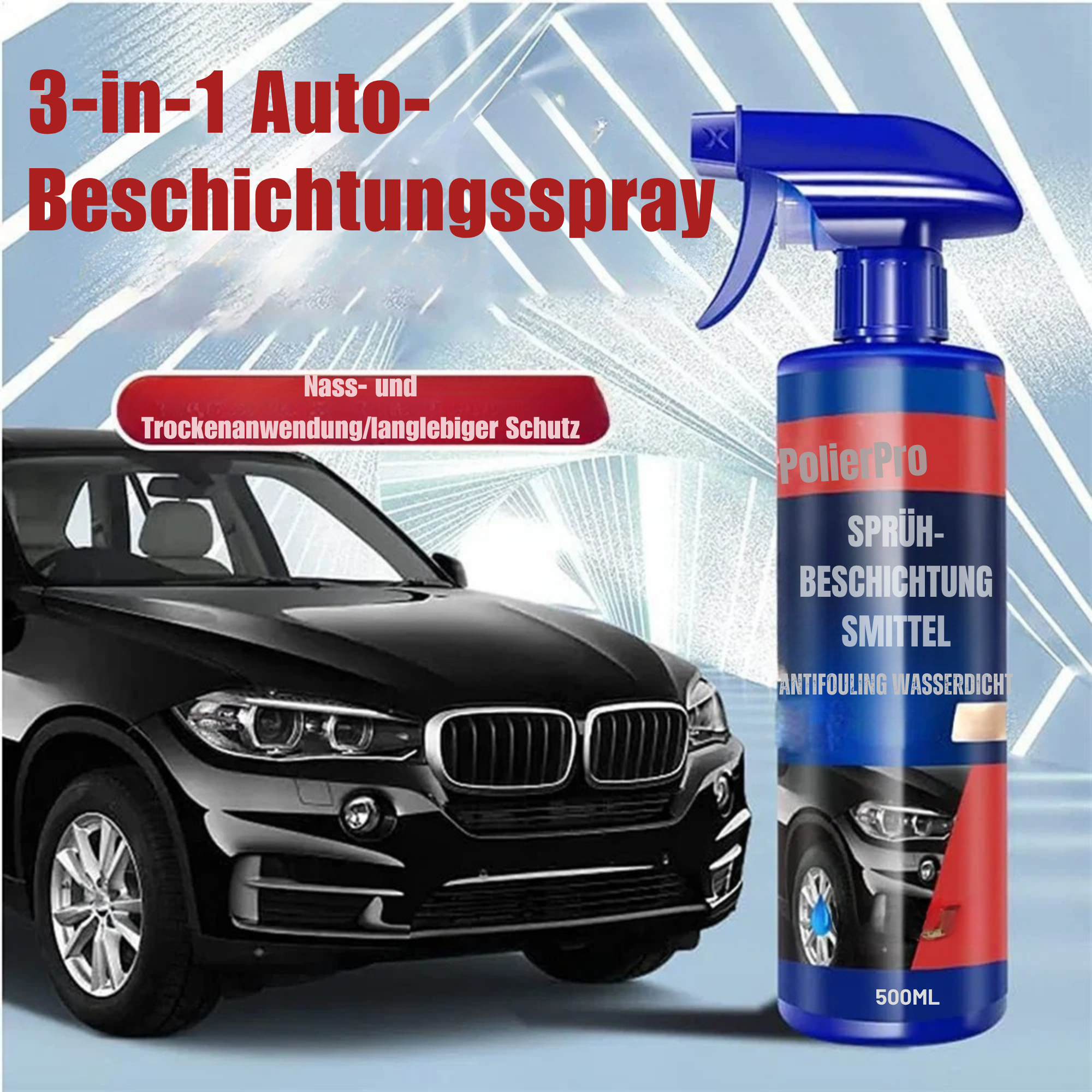 PolierPro™ / 3-in-1 Auto-Beschichtungsspray (1+1 GRATIS)