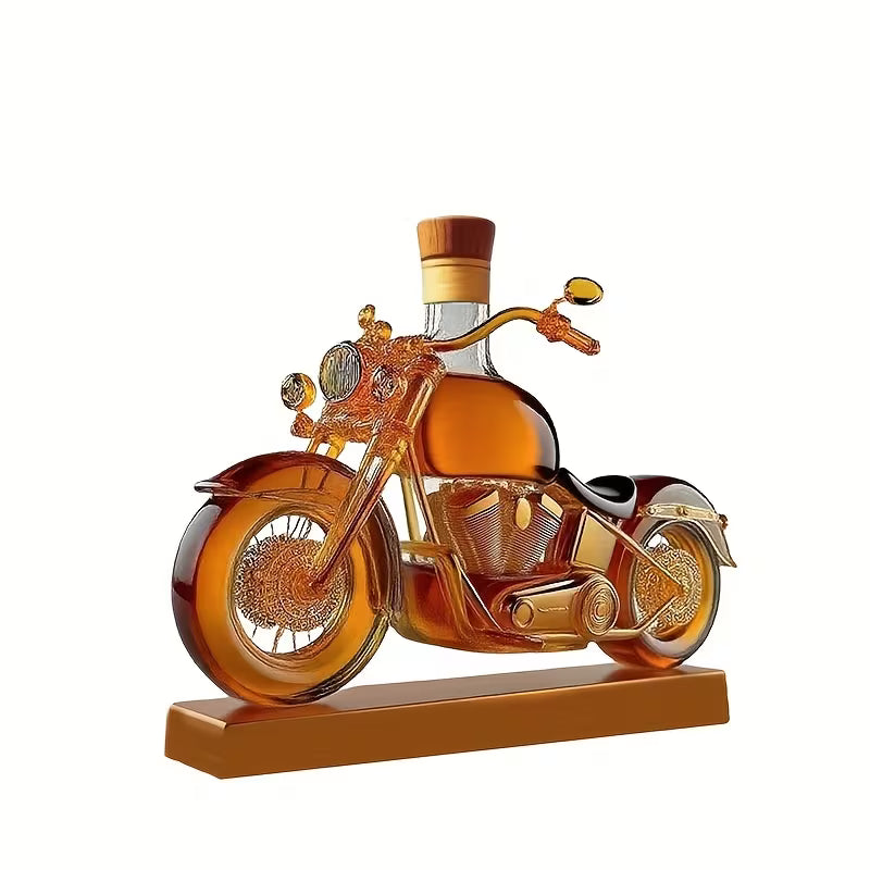 BikeBottle™ / Kreative Motorrad-Weinflasche Aus Glas