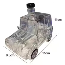 FahrerFlasche™ / Whiskeyflasche im Retro-Auto-Design