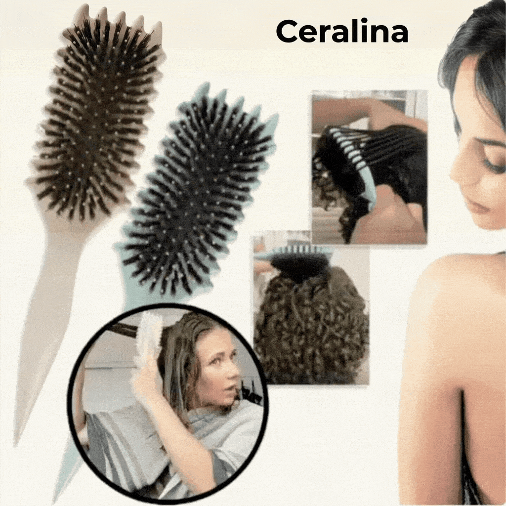 (1+1 GRATIS) Ceralina | Lockenbürste [Letzter Tag Rabatt]