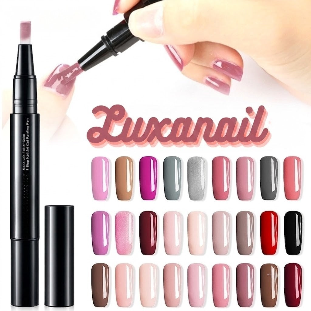 Luxanail / Nagelgel | Präzise Nail Art mit Gel Farbe | Schnell trocknend und langhaltend