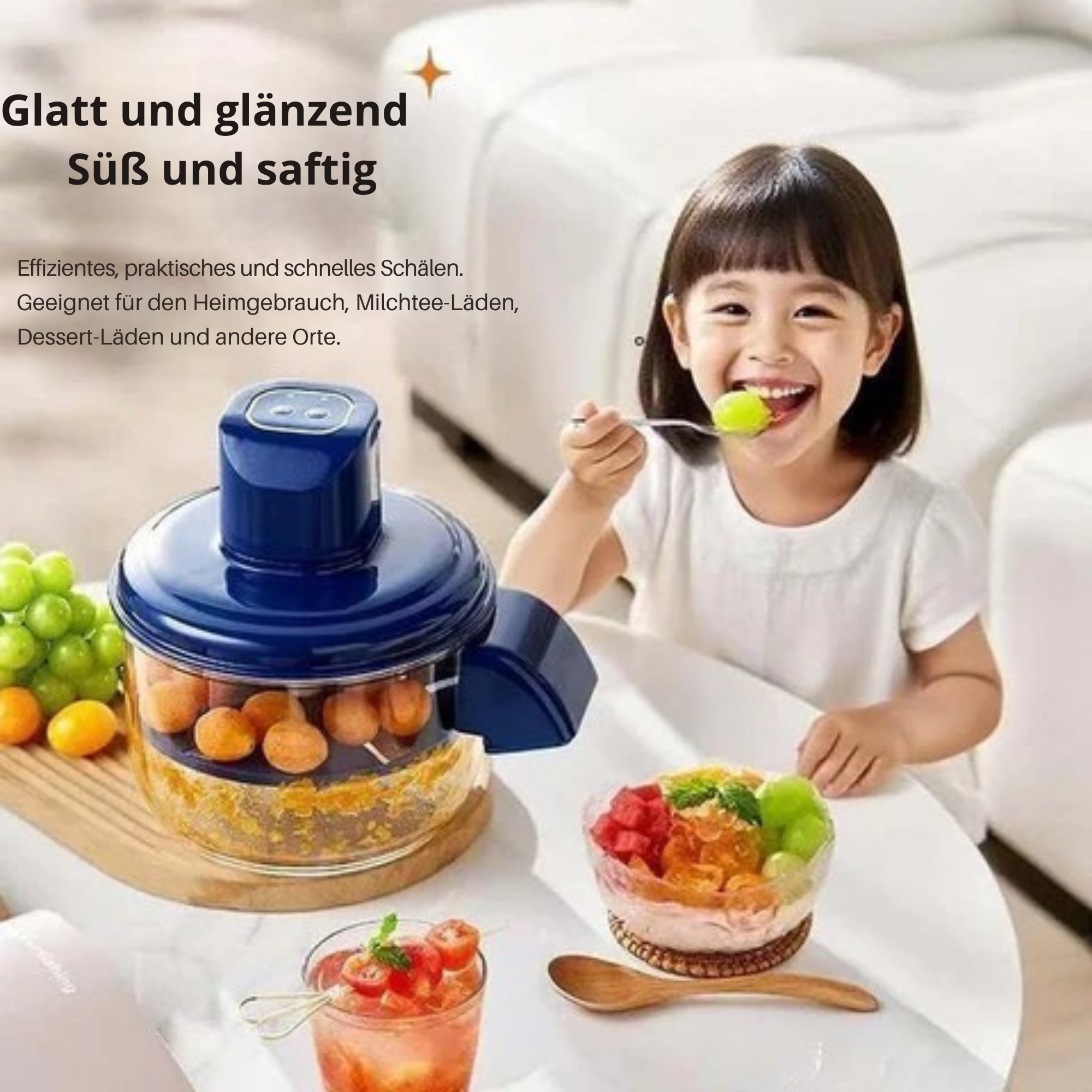 SchlupfSchäl™ / Automatischer Wiederaufladbarer Obstschäler