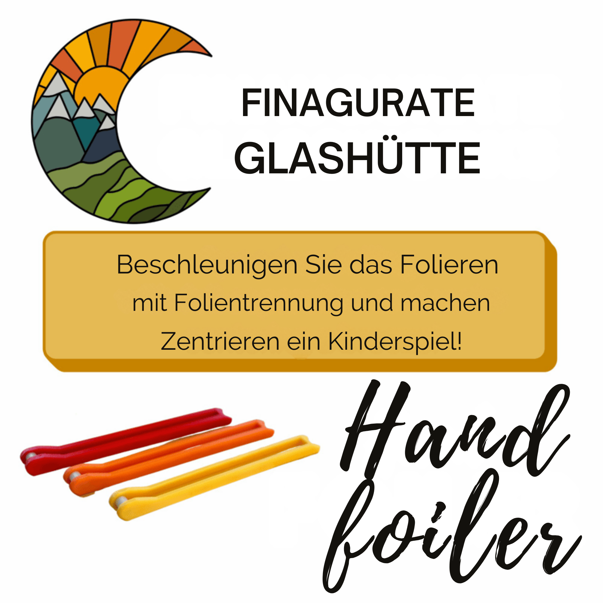 FolieFix™ / Bleiglas Handfolierer