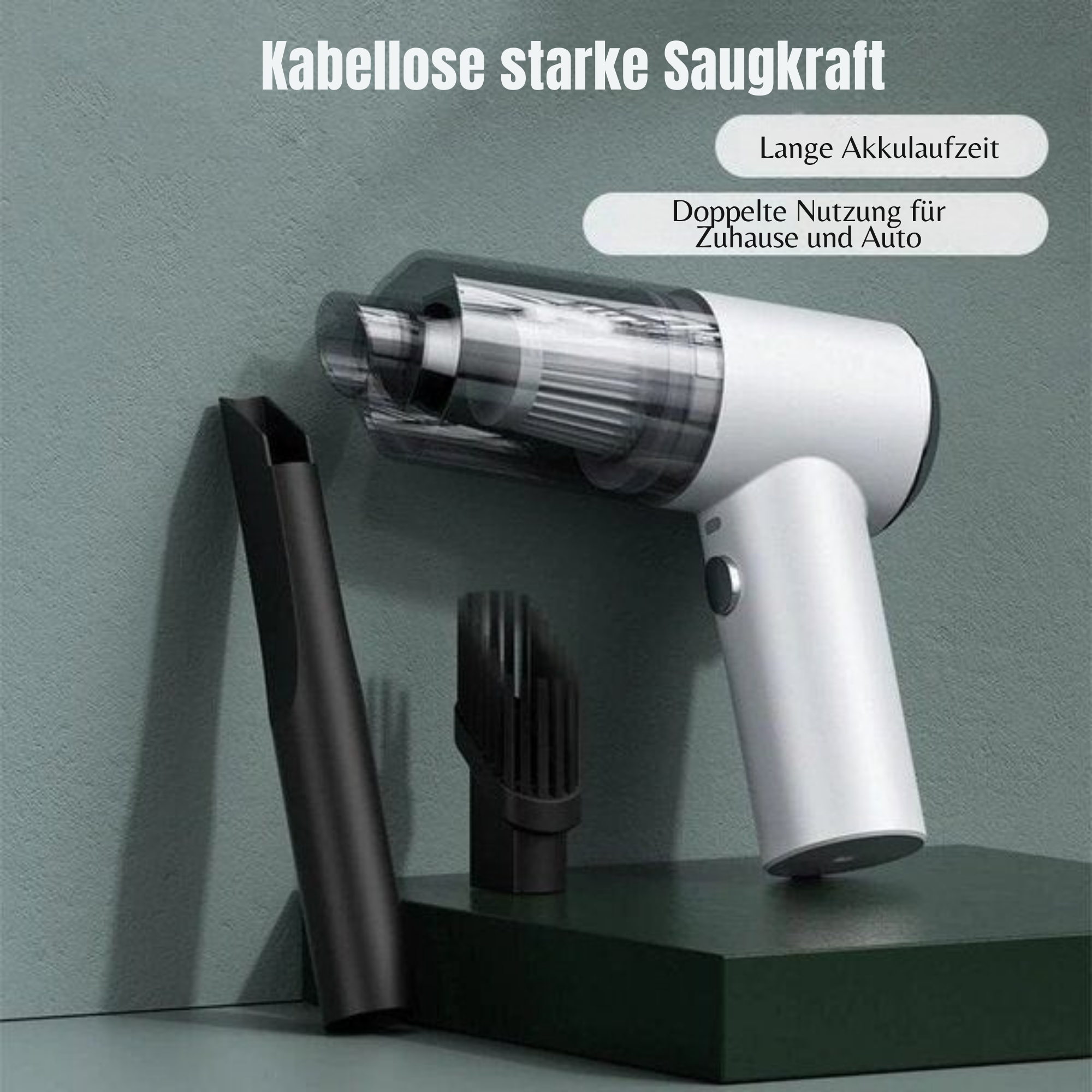 PowerPuster™ / Kabelloser Handstaubsauger für Autos