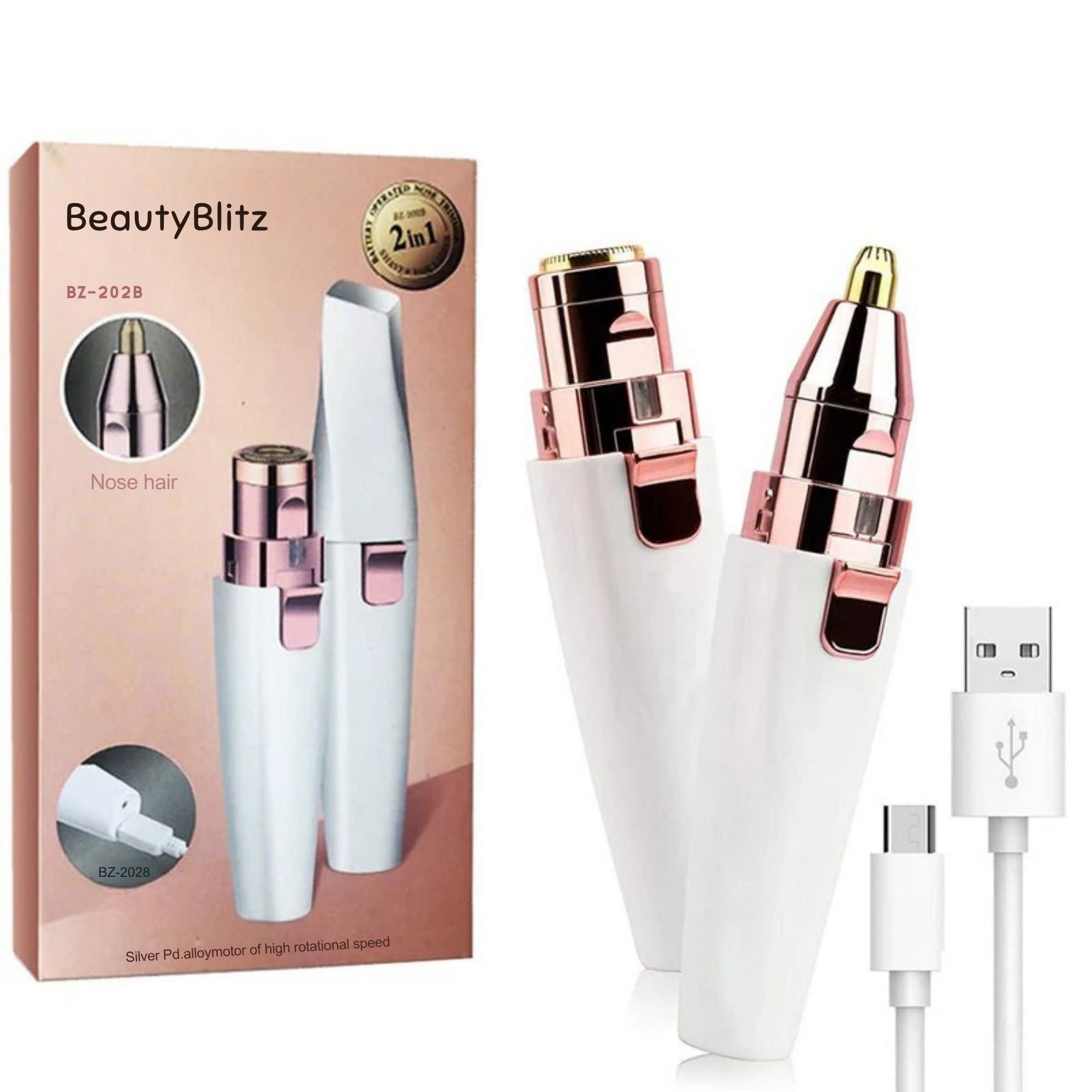 BeautyBlitz™ / Gerät zur Entfernung von Augenbrauen- und Gesichtshaaren bei Frauen