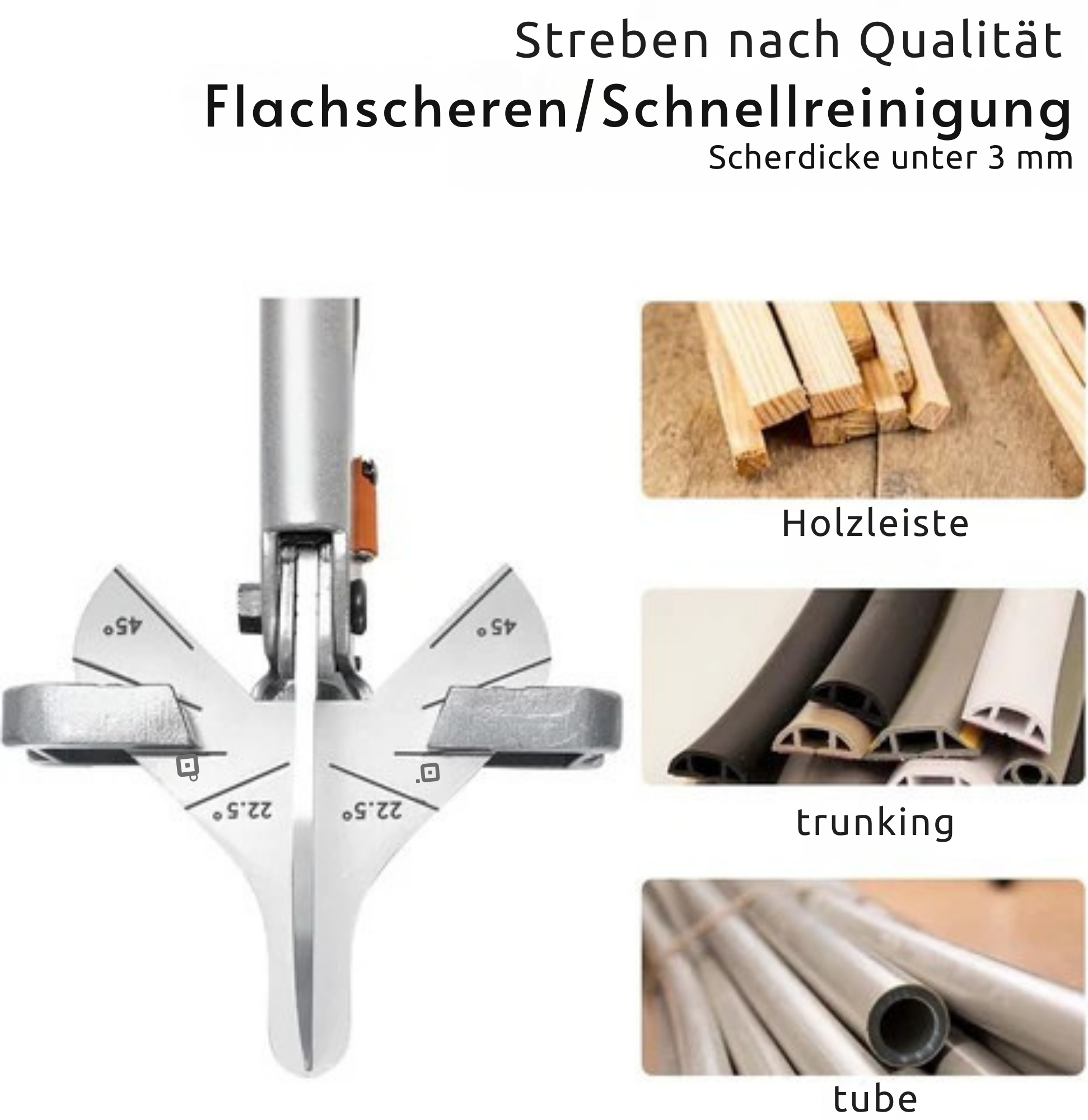 FixFlex™ / Vielseitiger Scherschneider