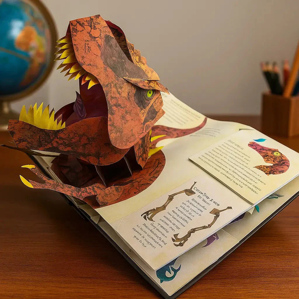 SeitenSaurier™ / 3D Pop-Up-Buch “Dinosaurier”