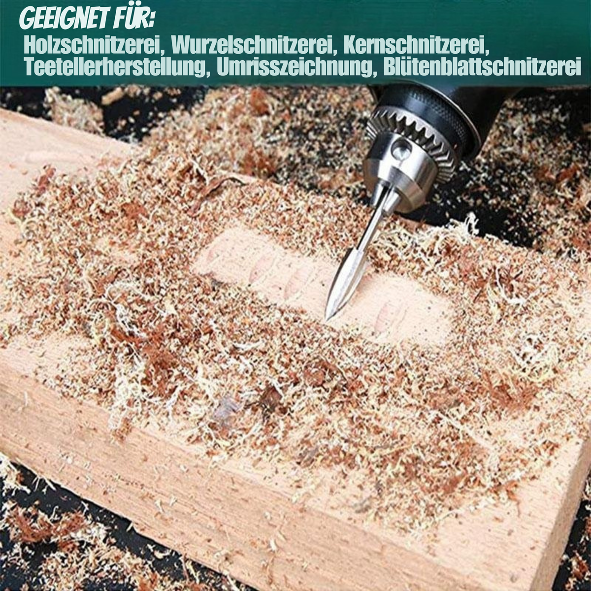 HolzHauer™ / 5-teiliges Holzschnitzbohrer-Set