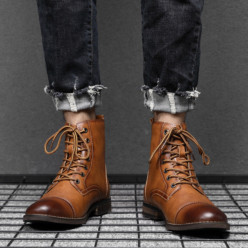 Claudius | Stiefeletten aus echtem Leder