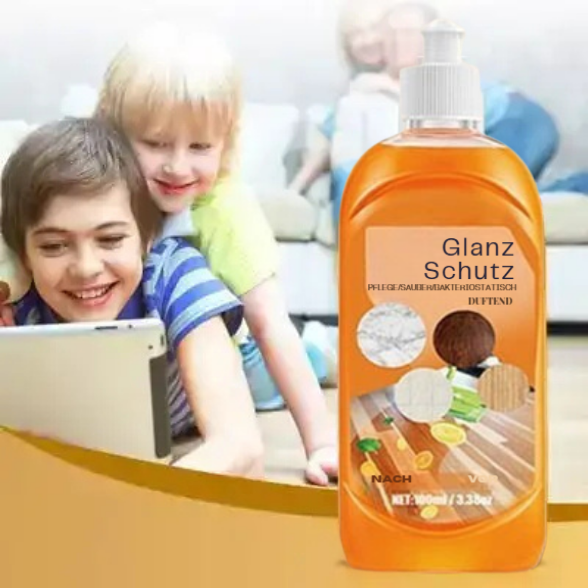 GlanzSchutz™ / Ultimativer Bodenreiniger zur Fleckenbekämpfung